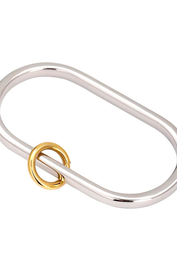 Double Mixed Metal Ring