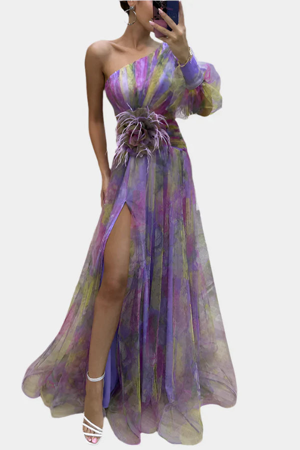 Romantic Dress with Opening