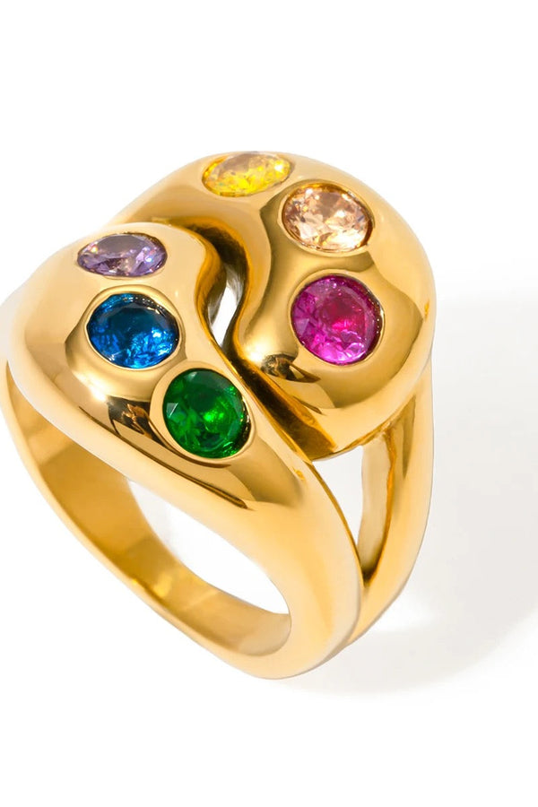 Colour Splash Gem Ring
