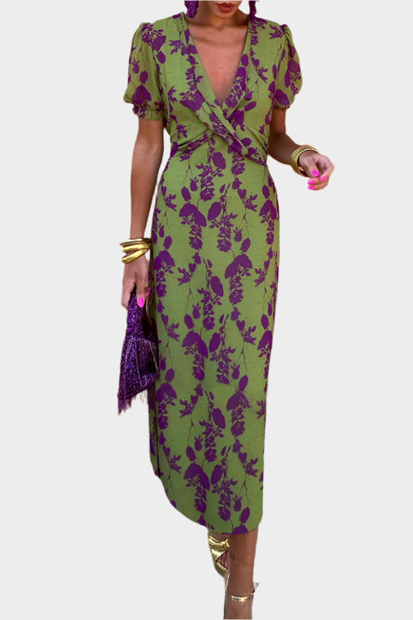 Women's Dress with Flower