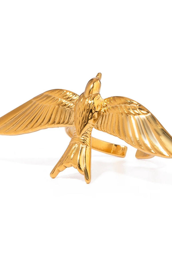 Gold Eagle Ring
