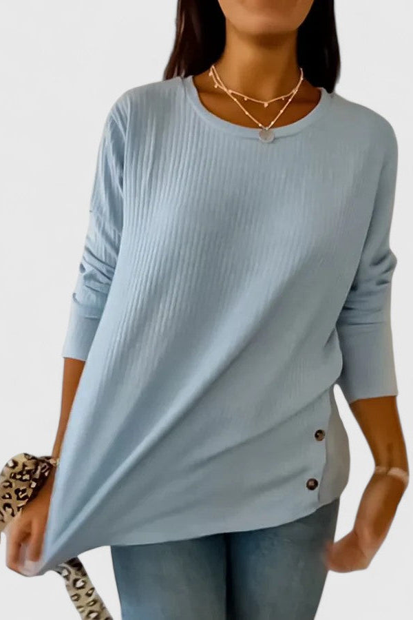Megan™ | Elegant Crew Top