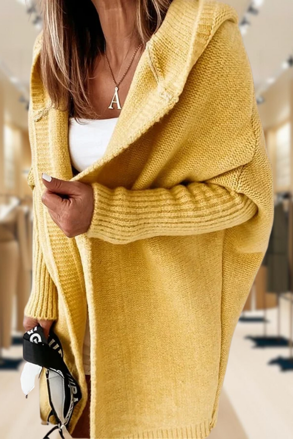 Destiny - Cozy Oversized Hooded Cardigan