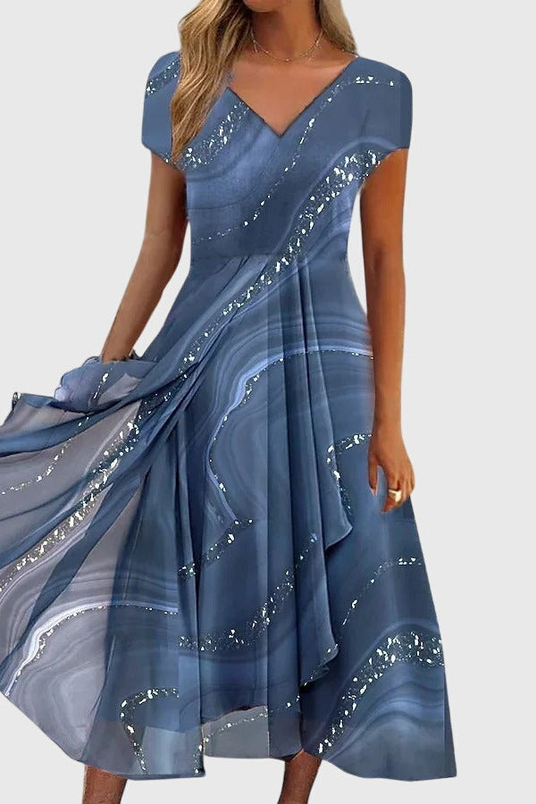 Aubrielle™ | Flowing Midi Dress