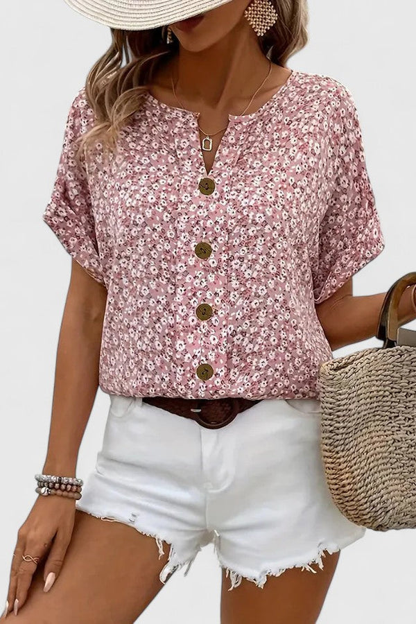 Sabine - Elegant Floral Summer Top