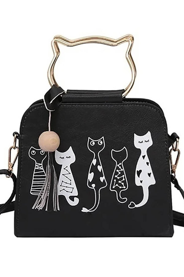 Layla™ - Stylish Cute Kitty Handbag