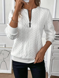 Rhea | Sweater with Zipper