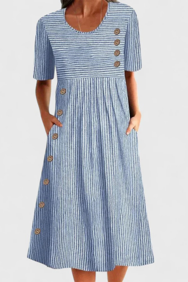 Wanda™ Striped Midi Dress