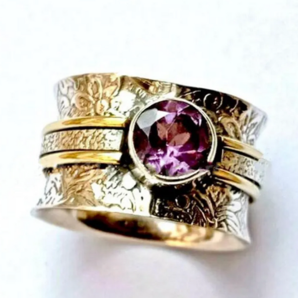 BOHEMIAN CRYSTAL MEDITATION RING