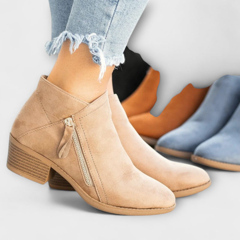 Olivia - Artivole Boots with Wide Heels