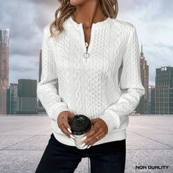 Non-Duality Zip-Up Sweater