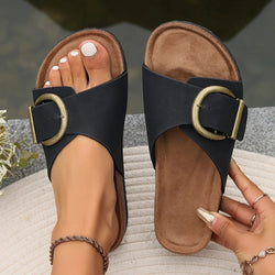 Ivory - Cozy and Slip-On Sandals