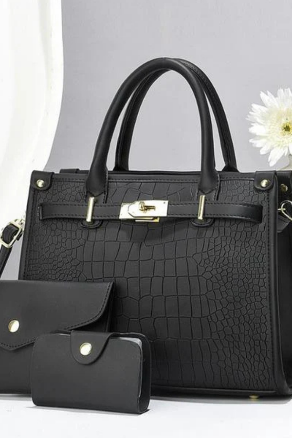 Scarlett™ - Premium Allure Croco Bag Set