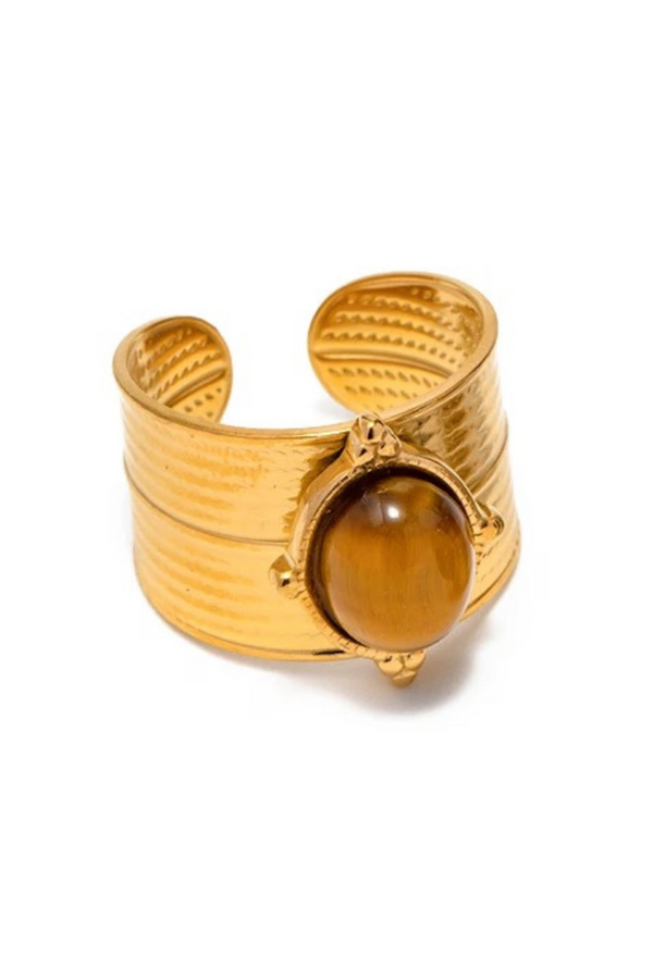 Brown Stone Ring