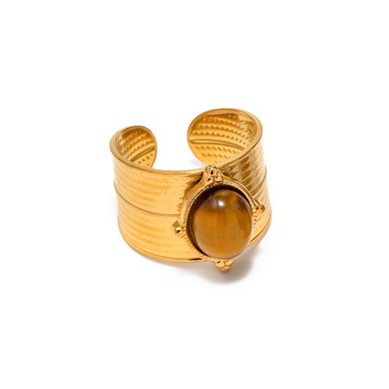 Brown Stone Ring