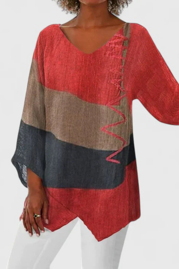 Elysia | Sophisticated V-Neck Tunic