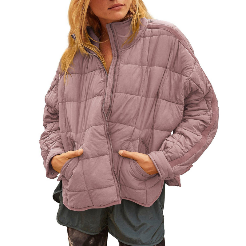 Amelia – Lightweight Compact Zip Puffer Jacket