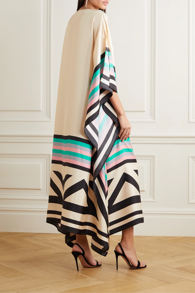 Rilinda | Elegant Kaftan With Geometric Print