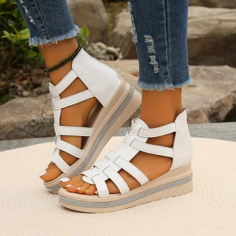 Opal | Elegant Wedge Sandals