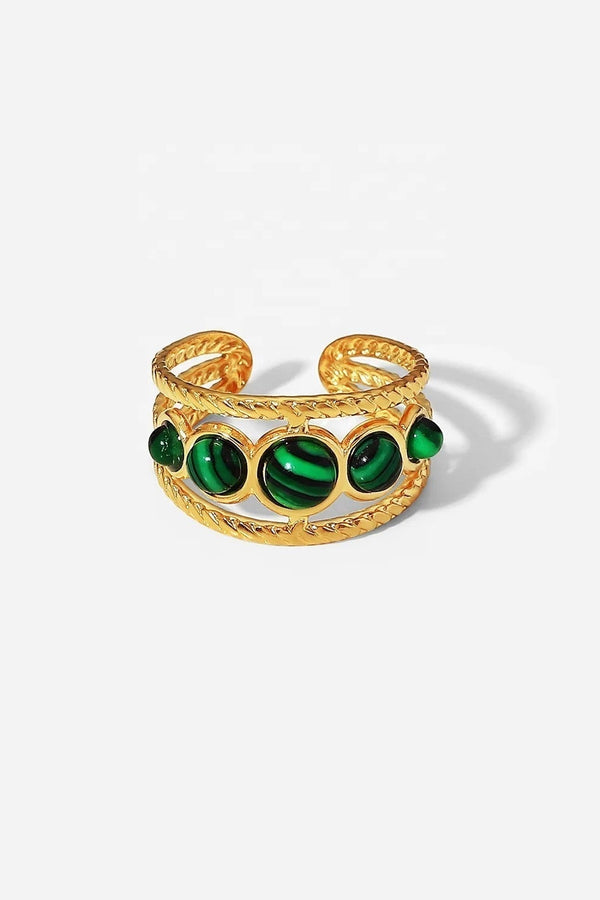 Adjustable Jaded Ring