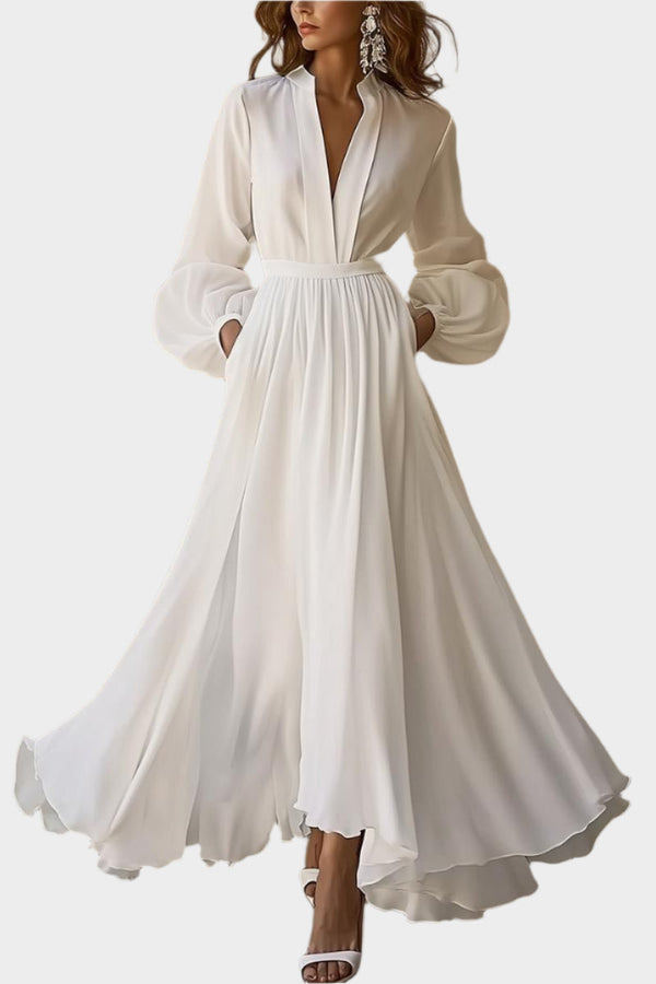Classic White Maxi Dress