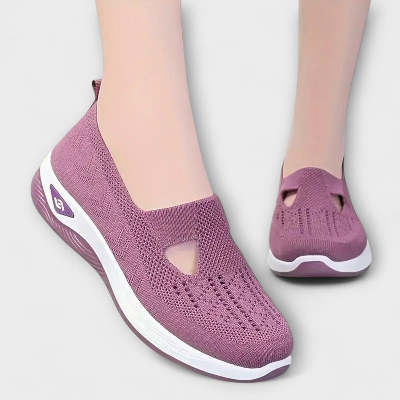 Martha - Comfortable Orthopedic Boots in Purple