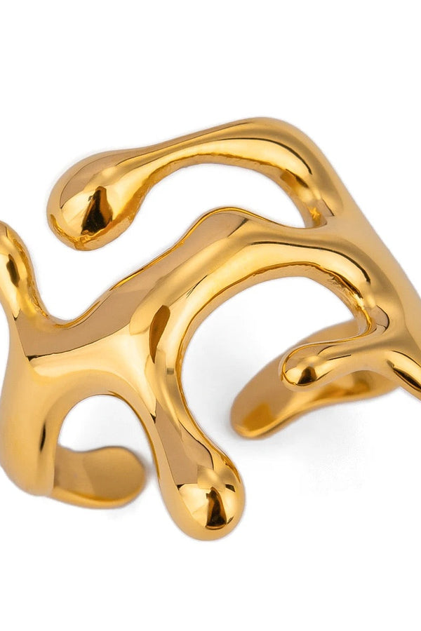 Geometric Dripping Ring