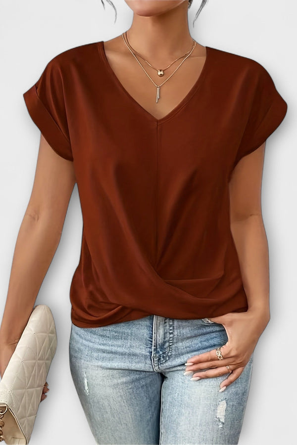 Carlinda | Elegant V-neck Top
