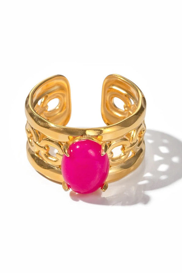 Fuchsia Stone Ring