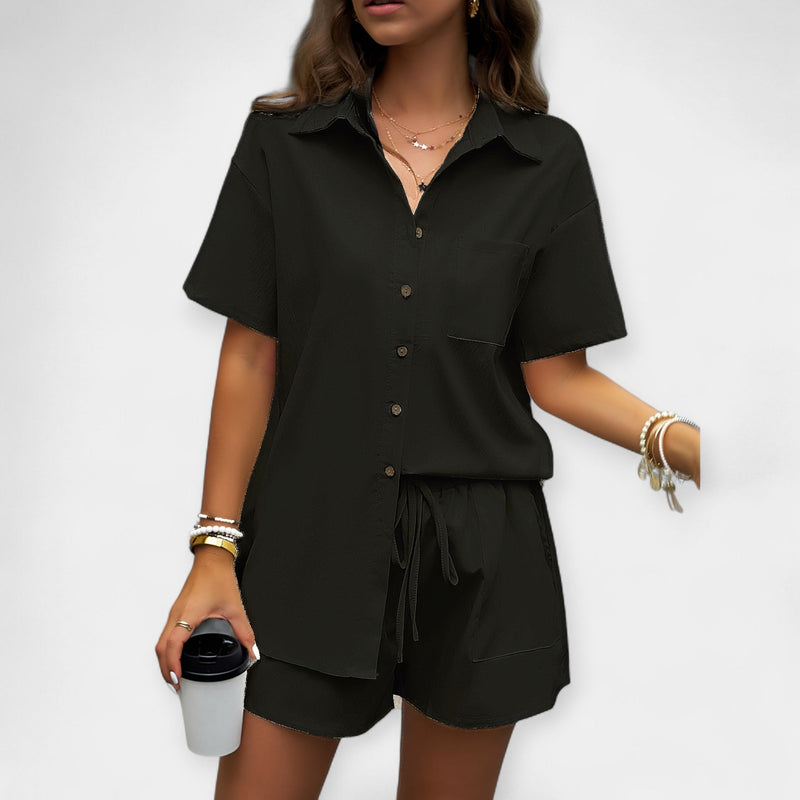 Comfortable Set with Shirt and Shorts