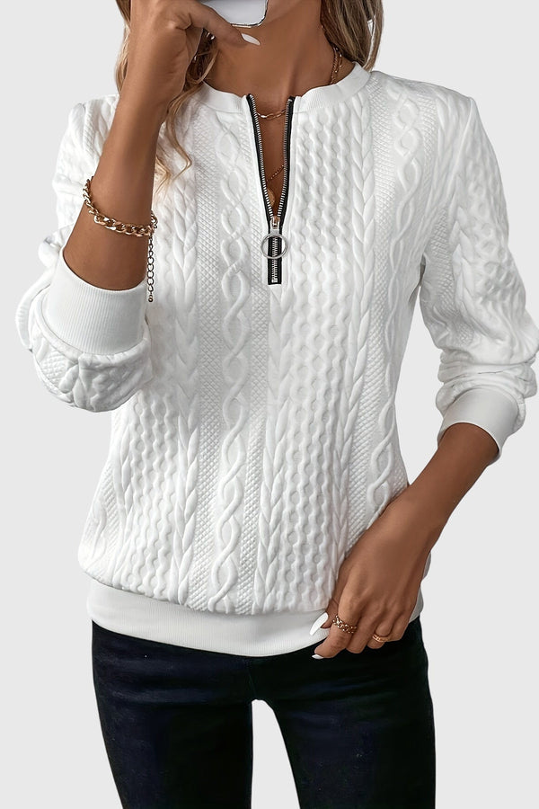 Nora™ | Sweater with Zipper