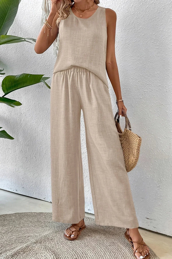 ELOWEN – ALL-DAY CHIC TANK AND PANTS PAIR
