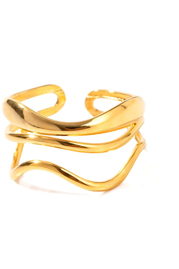 Adjustable Anya Textured Ring