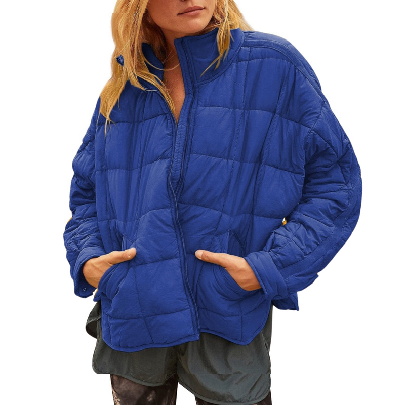 Amelia – Lightweight Compact Zip Puffer Jacket
