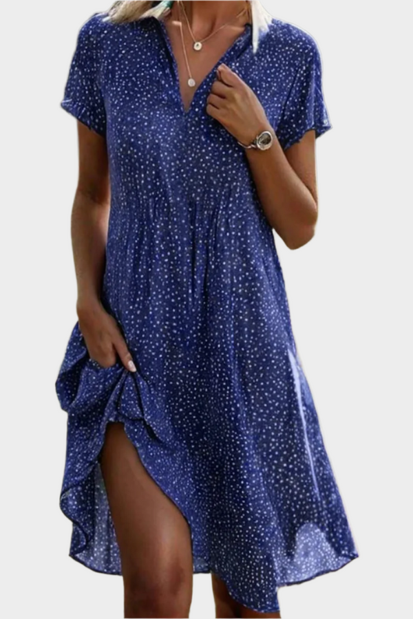 Relaxed Jumpsuit with V-Neck