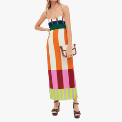 Wyleen | Floral Long Dress With Wrap Fit For Sunny Days