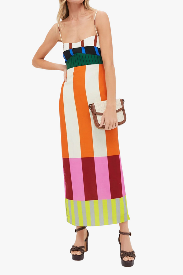 Wyleen | Floral Long Dress With Wrap Fit For Sunny Days
