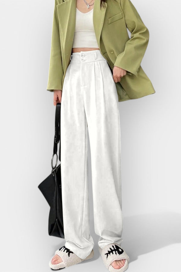 Wide Leg Pants in Korean Style