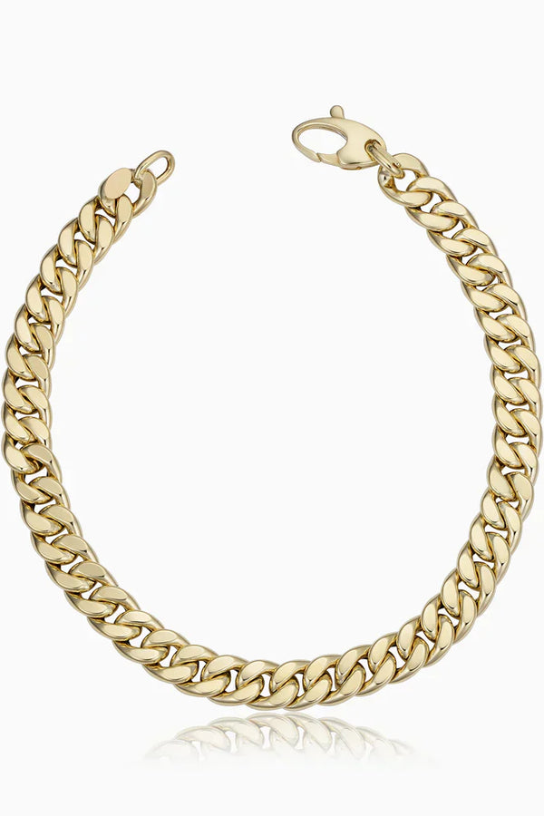 Estate Cuban Bracelet | Gold
