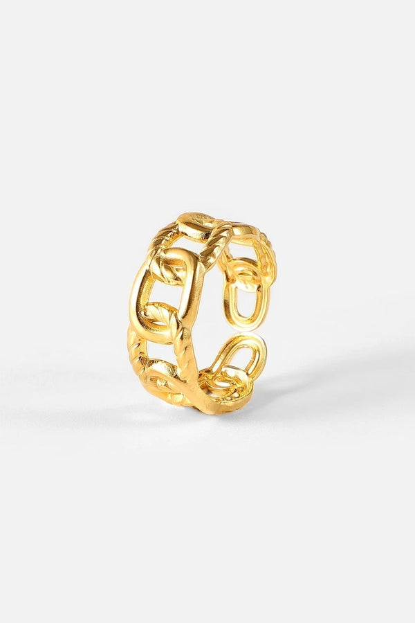 Gold Chain Ring