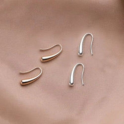 Antique Drop Gold & Silver Earrings | White Gold