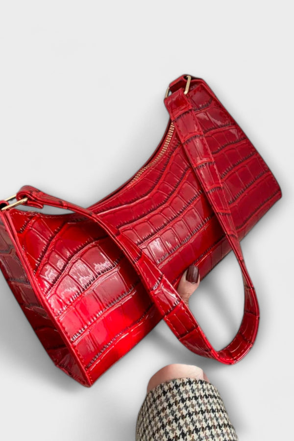 Olivia - Shiny Leather Bag