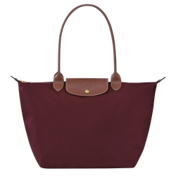 Large Le Pliage Bag, Burgundy