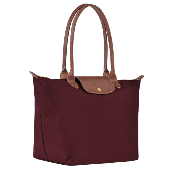 Large Le Pliage Bag, Burgundy