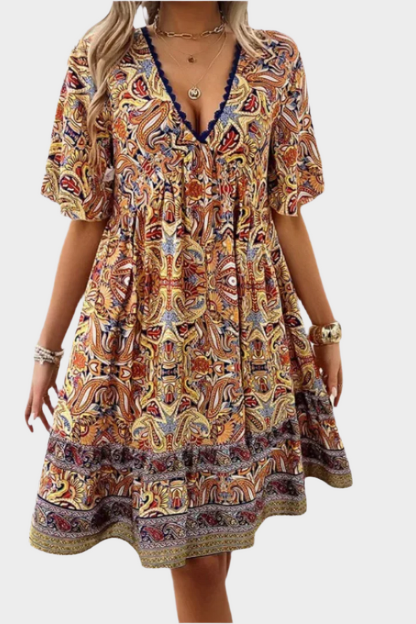 Mini Paisley Dress