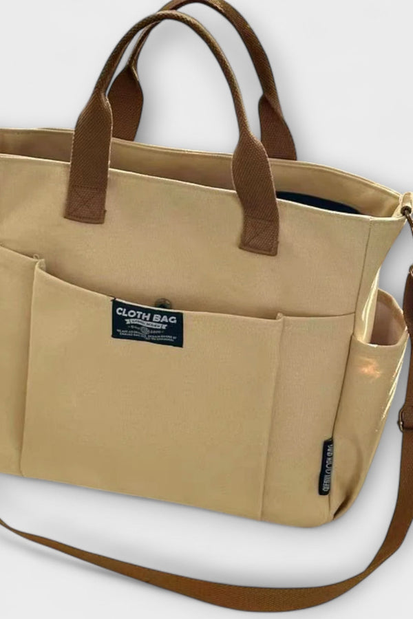 Olivia - Minimalistic Canvas Tote Bag