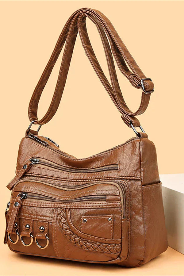 Olivia™ Vintage Charm | Soft Zipper Bag