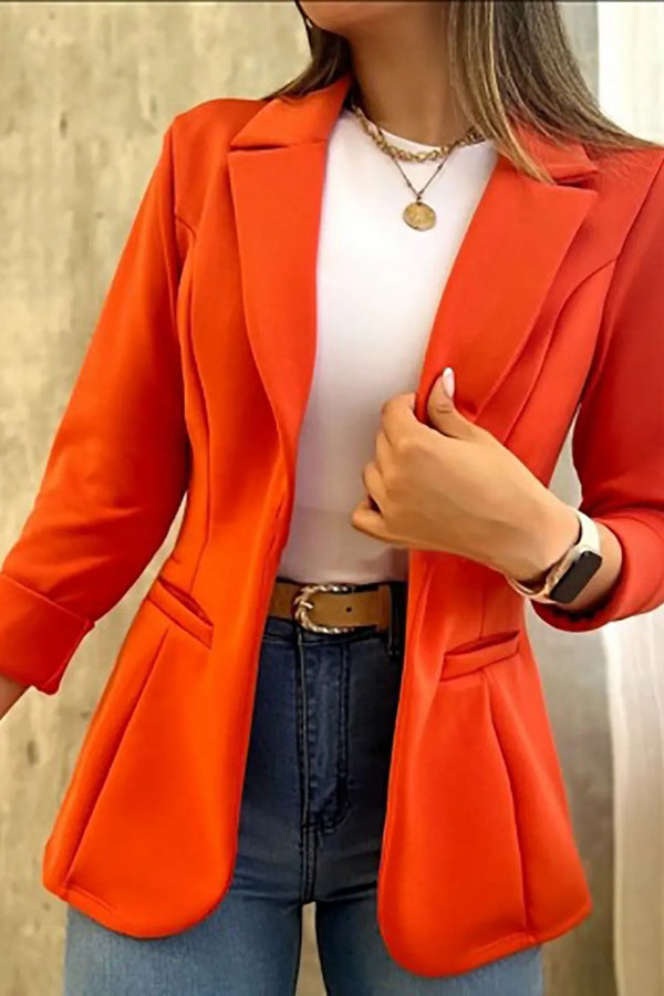 Aria™ - Minimalist Long Sleeve Blazer