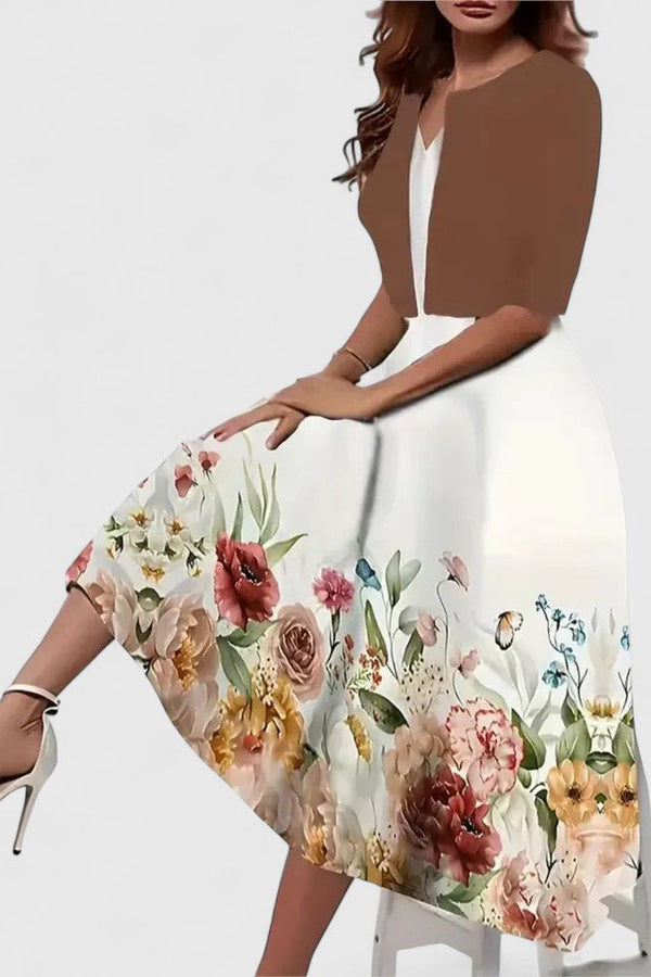 Chantal | Elegant Midi Dress