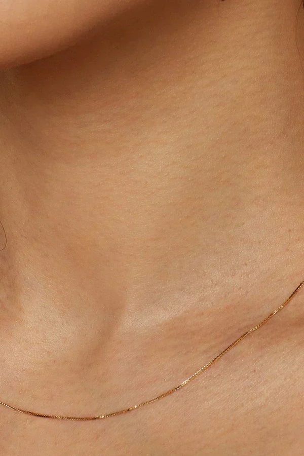 Bodega Box Necklace | Gold